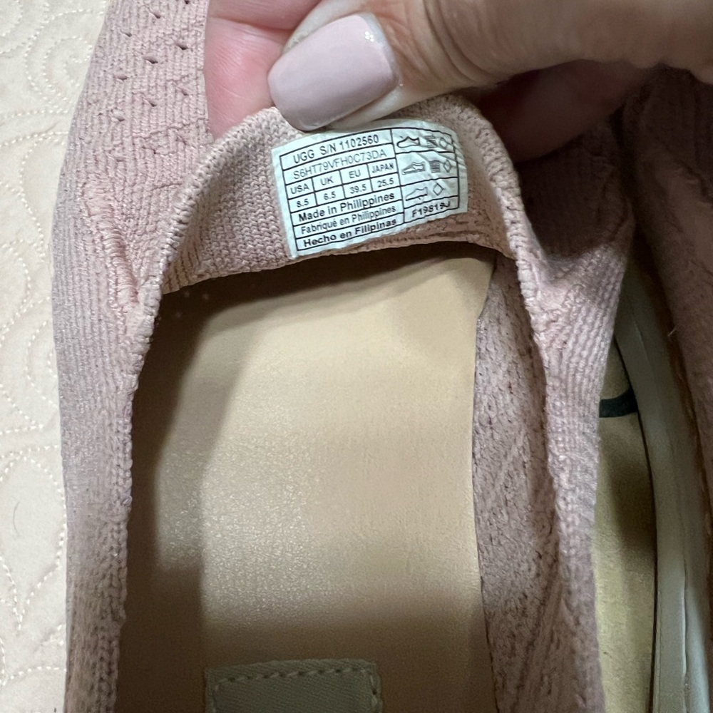 UGG Women's Pink Slip-On Shoes - Picture 6 of 8